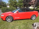 Audi A4 2.0 TDI (DPF) Cabriolet - - Audi A4: Rot, Cabrio