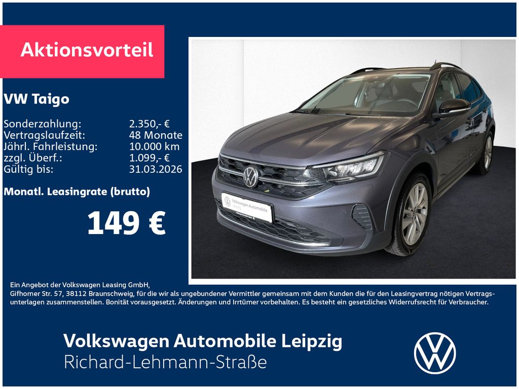 Volkswagen Taigo ENERGY 1.5 TSI 110 kW Preisvorteil 5909 €