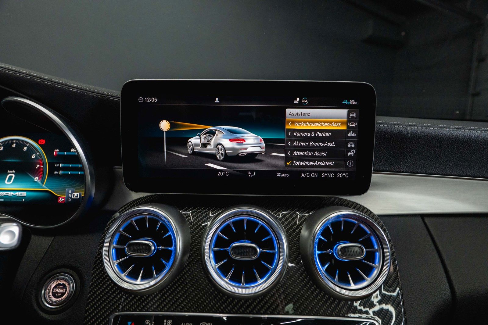 Fahrzeugabbildung Mercedes-Benz C 43 AMG Coupe 4Matic*LED*Virtual*Pano*Burmester