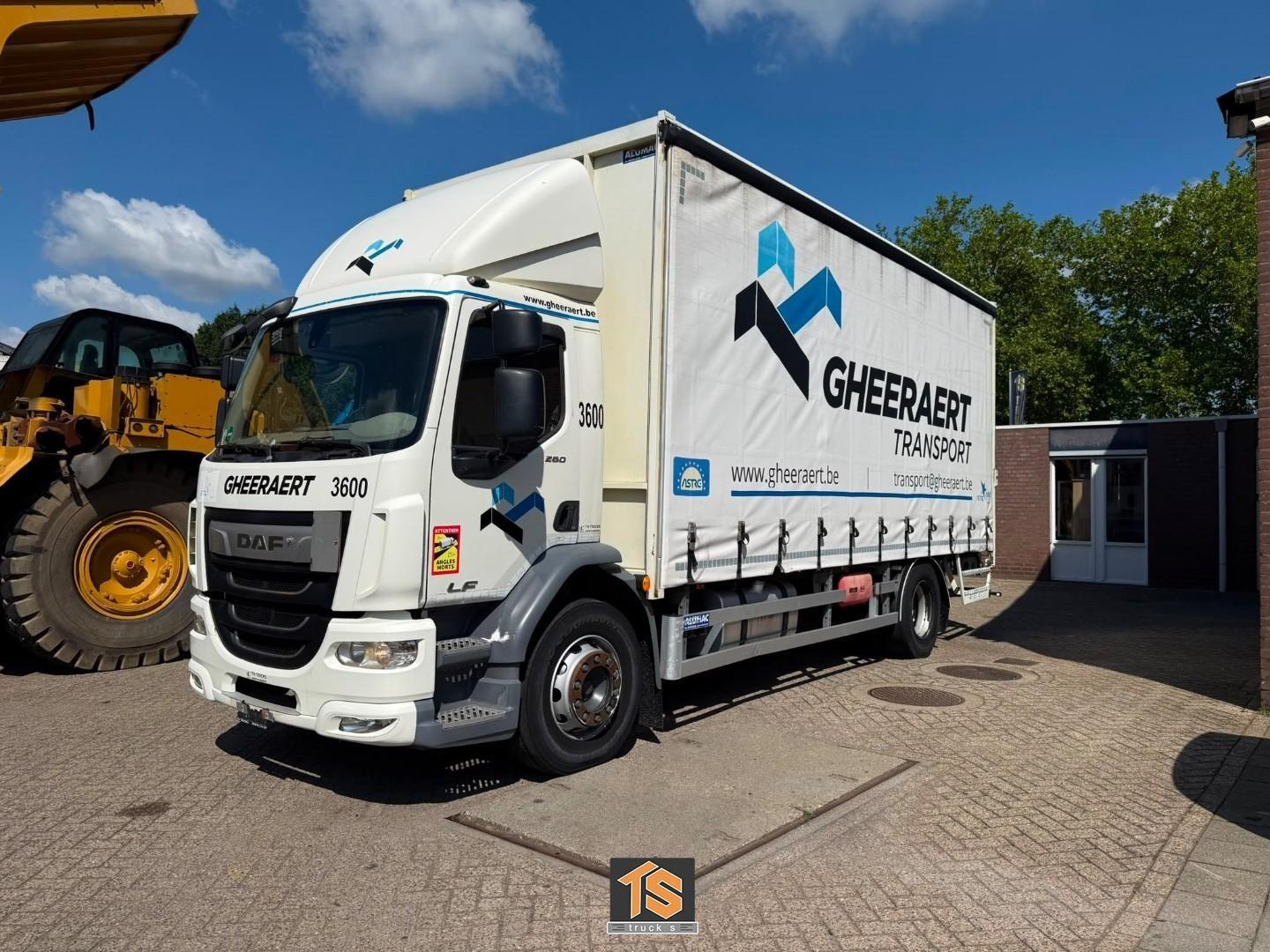 DAF LF 260 19 TON - SCHUIFZEIL/GARDINEN/CURTAIN - KE