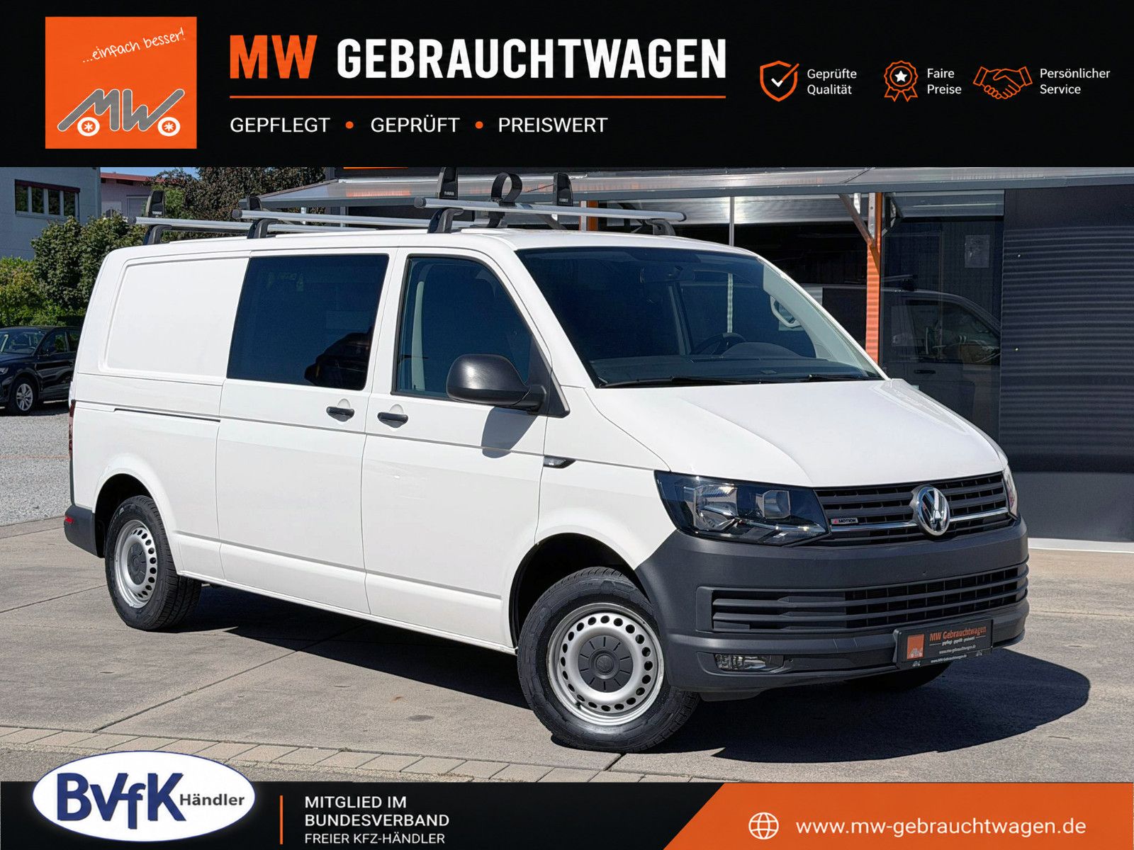 Fahrzeugabbildung Volkswagen T6 Transporter Kasten lang 4Motion KAM NAV SHZ