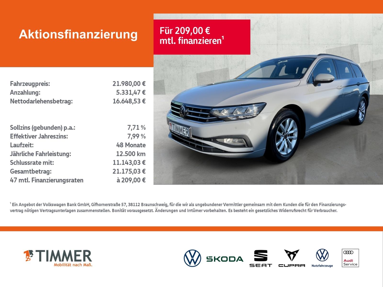 Volkswagen Passat Variant 2.0 TDI DSG BUSINESS +LED +ACC +R