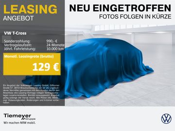 Volkswagen Leasingangebot: Volkswagen T-Cross 1.0 TSI SITZHZ PDC APP-CONNECT