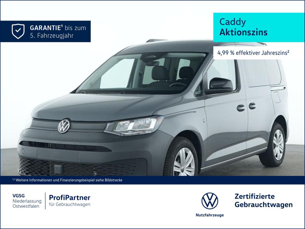 Volkswagen Caddy vorber. AHK Sitzheizung vorne Bluetooth