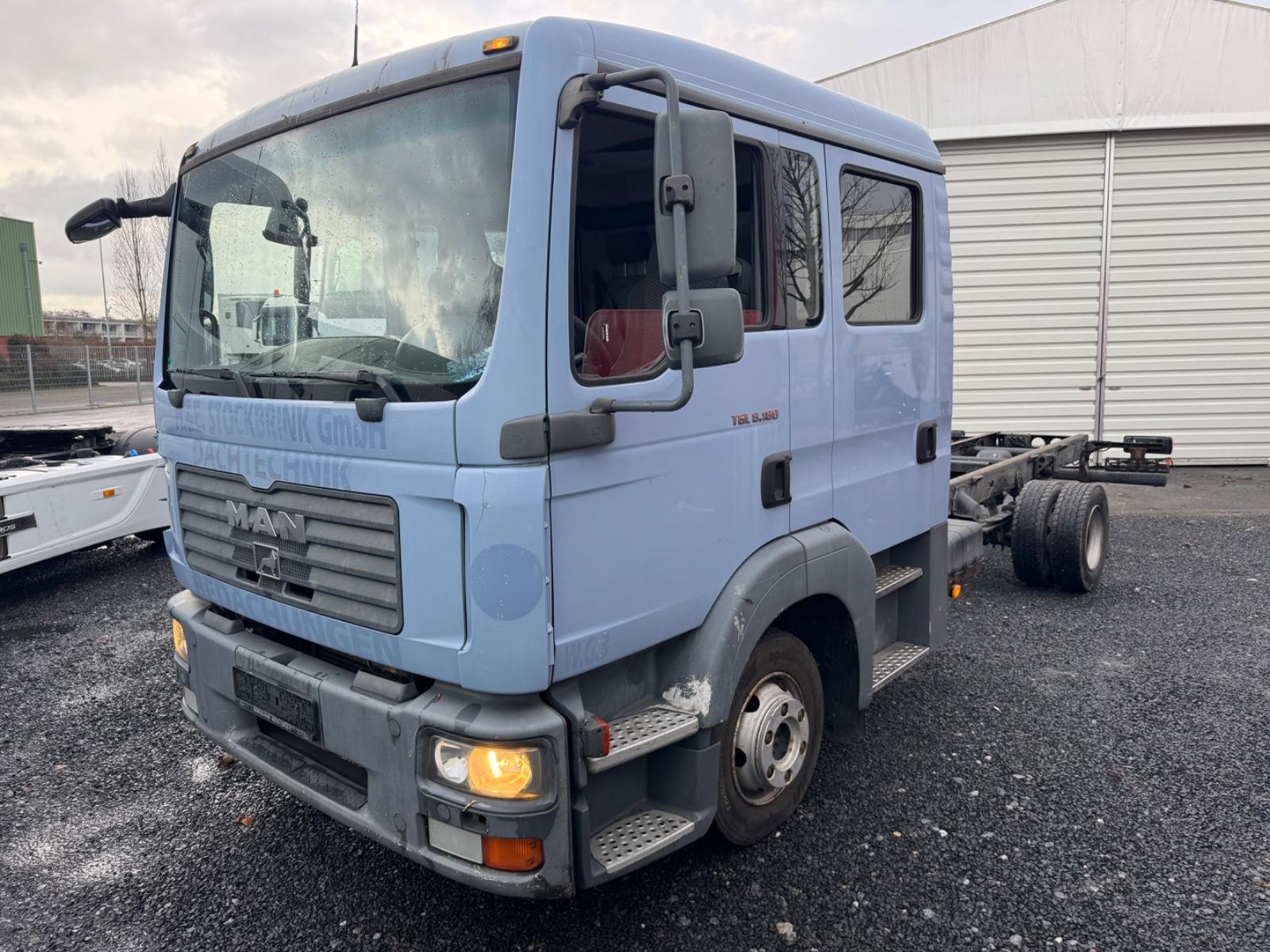 MAN TGL 8.180 ,  Doppelkabine  Anhängerk.