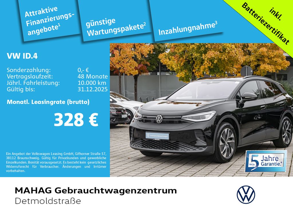 ID.4 Pure 55 kWh Wärmepu CCS IQ.Light Navi ParkP