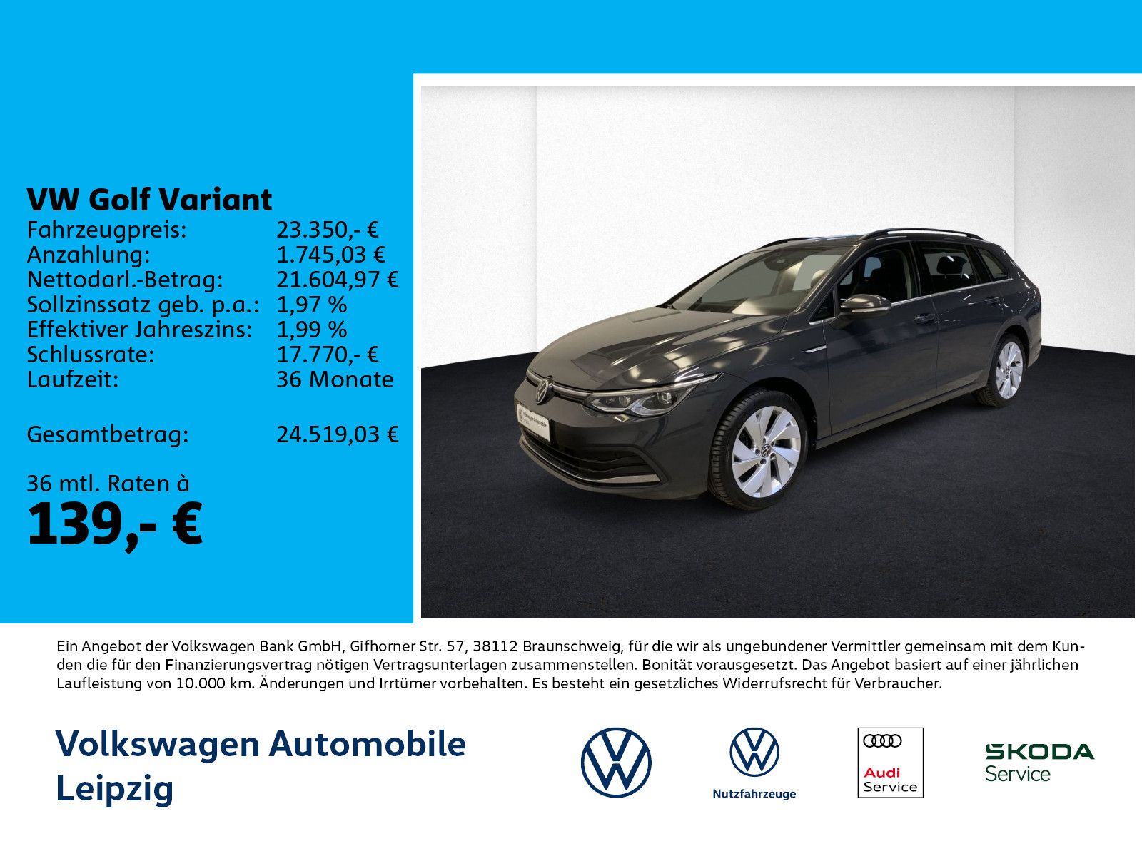 Volkswagen Golf VIII Variant 2.0 TSI Style*ACC*Navi*DSG*PDC