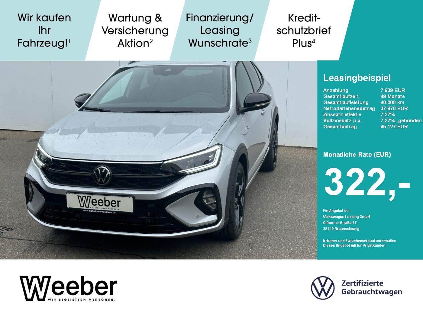 Volkswagen Taigo 1.0 l TSI OPF DSG R-Line AHK LED Kamera