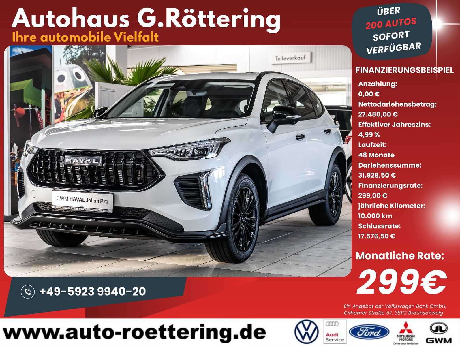 Fahrzeugabbildung GWM HAVAL Jolion Luxury /Pano/LED/LM/360