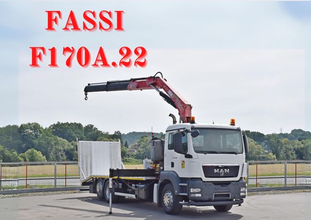 MAN TGS 26.320 * FASSI F170A.22 + FUNK* TOPZUSTAND