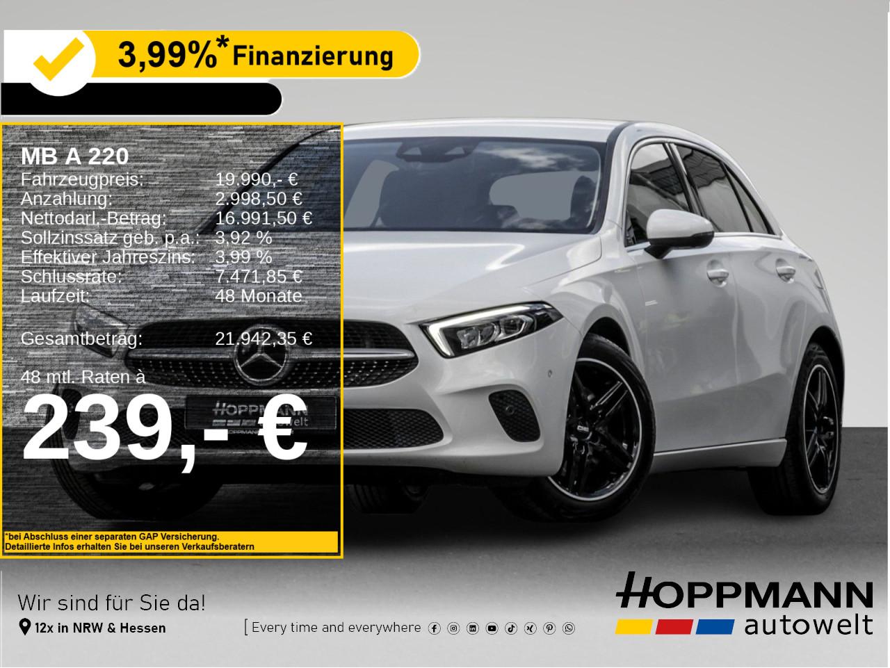 Mercedes-Benz A 220 Progressive 4Matic*Navi*LED*360° Kamera*PD