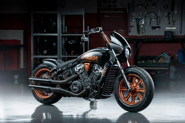 Indian Scout Bobber Custom NEUAUFBAU