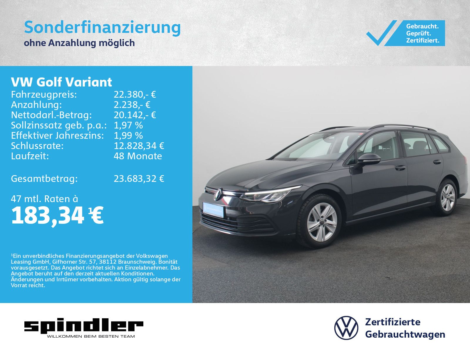 Volkswagen Golf Variant VIII Life 1.5 eTSI DSG / Navi, LED