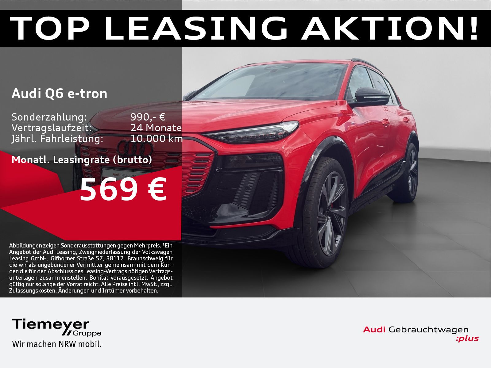 Audi Q6 e-tron Q 2x S LINE LM21 BuO PANO 360° AHK