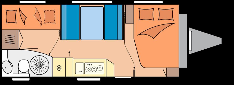 Hobby 545 KMF De LuxeModell 2026