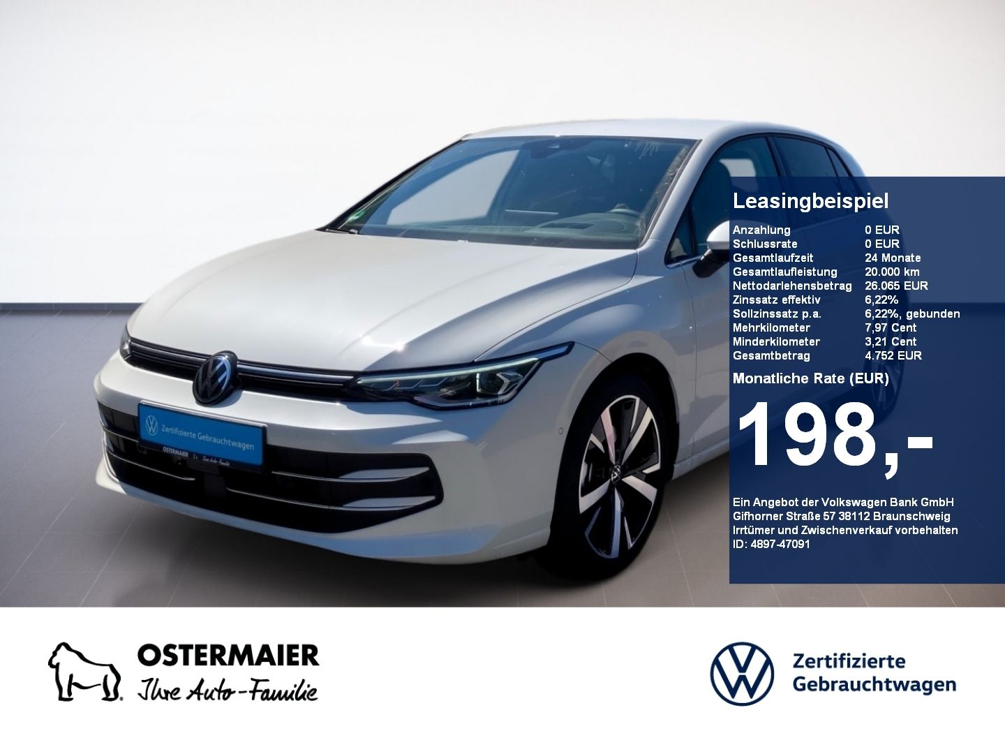 Volkswagen Golf VIII STYLE 1.5TSI 150PS ACC.AREA-VIEW.NAVI+