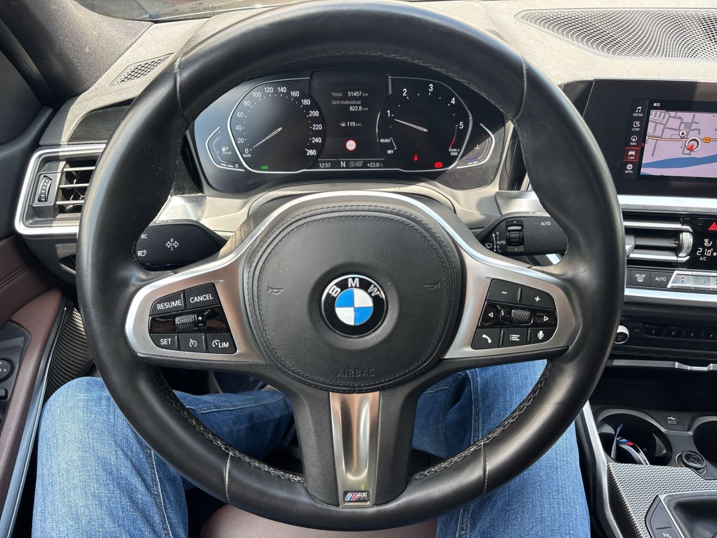 BMW 318 d Limousine M Sport Sportpaket Navi Leder Di foto 16