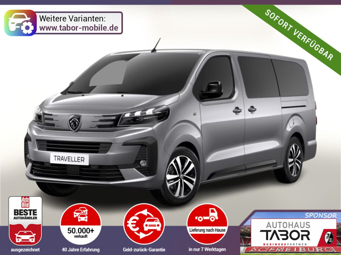 Peugeot Traveller L3 Allure Pano Nav AHK Massage SHZ BT