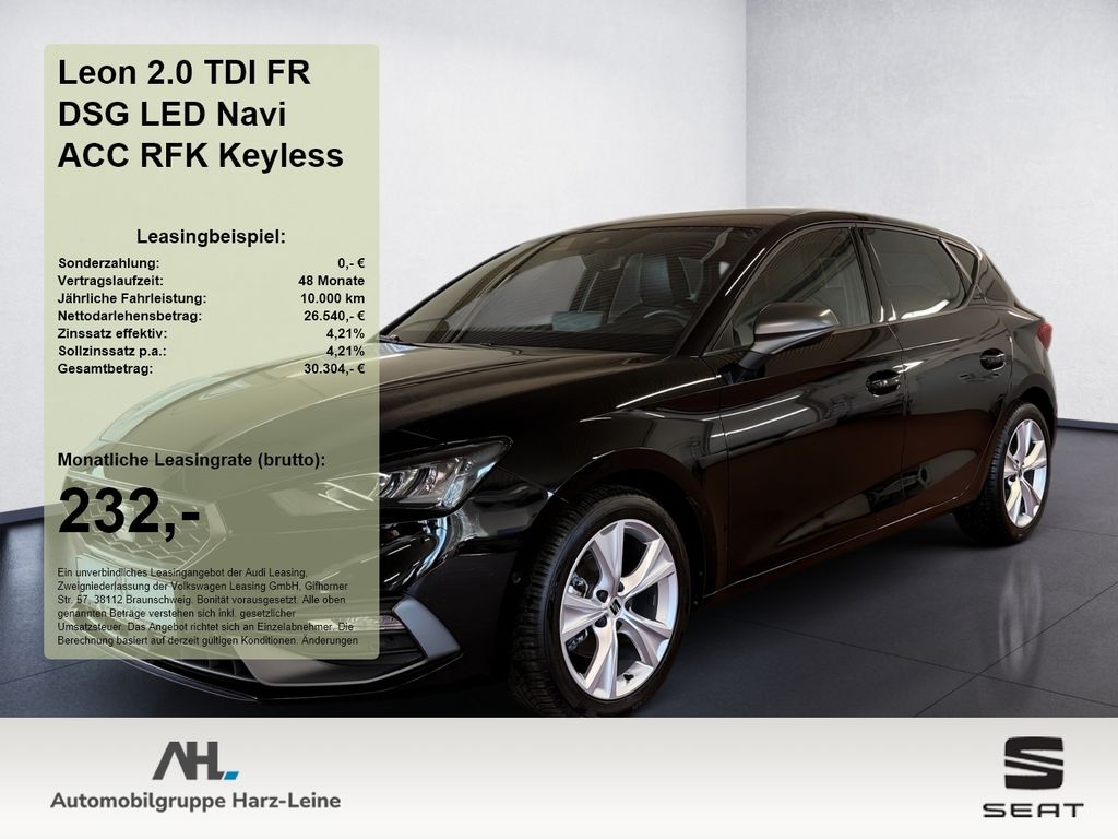 Leon 2.0 TDI FR DSG LED Navi ACC RFK Keyless ACC