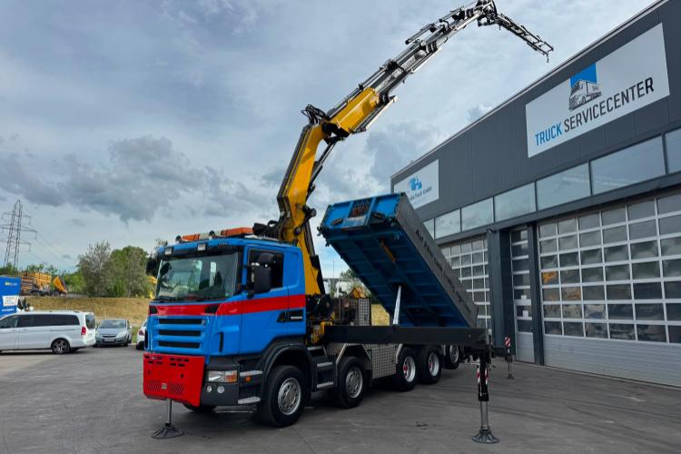 Scania R480 10x4 Fassi 660 Kipper 3S