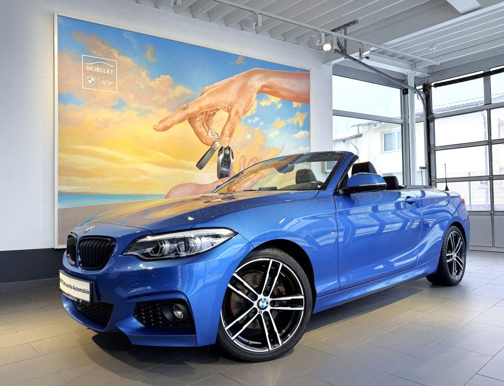 BMW 220d Cabrio M SPORT KOMF+LEDer+HARM+SPUR+MEMO+AL