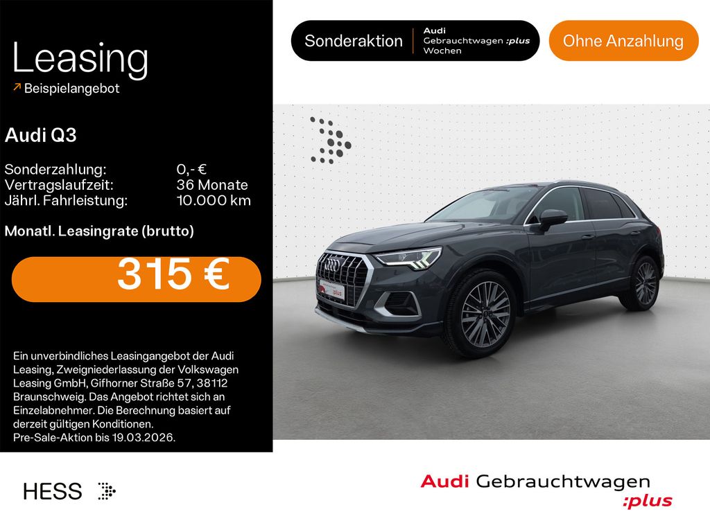 Audi Q3 35 TFSI advanced*NAVI-PLUS*LED*AHK*SHZ*VIRTUA