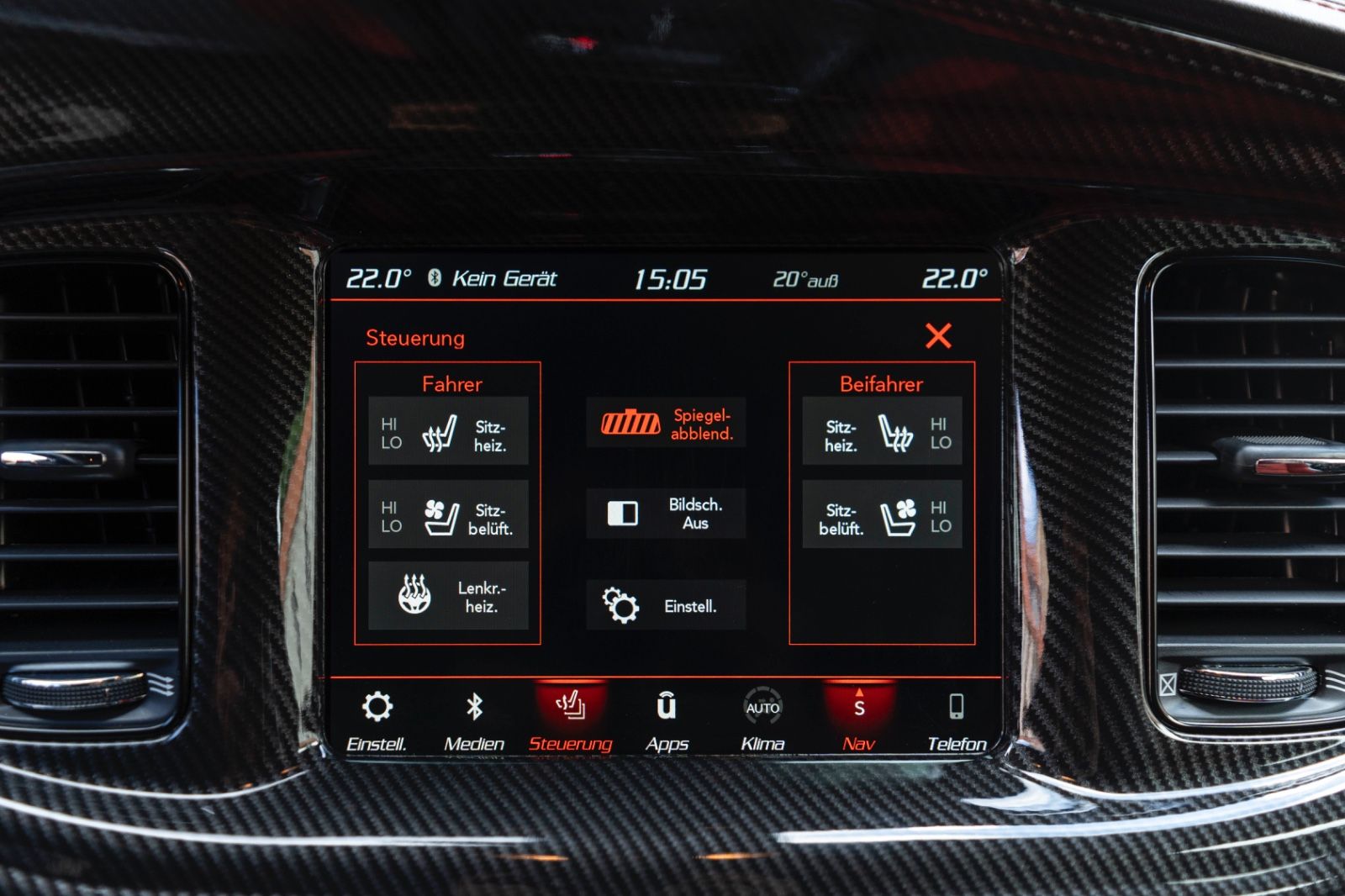 Fahrzeugabbildung Dodge Charger 6,4L SRT SCAT PACK H&K ACC CARPLAY TOTW