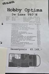 Hobby Optima De Luxe T 60 H - Hobby Wohnmobile & -wagen in Kiel