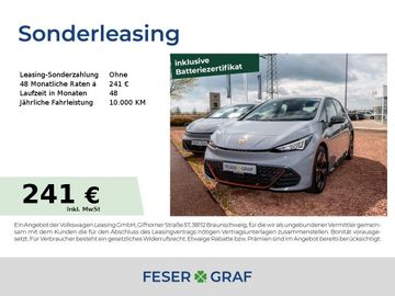 Cupra Leasingangebot: Cupra Born 150kW (204PS) 58kWh LED/SHZ/PDC/Wärmepumpe