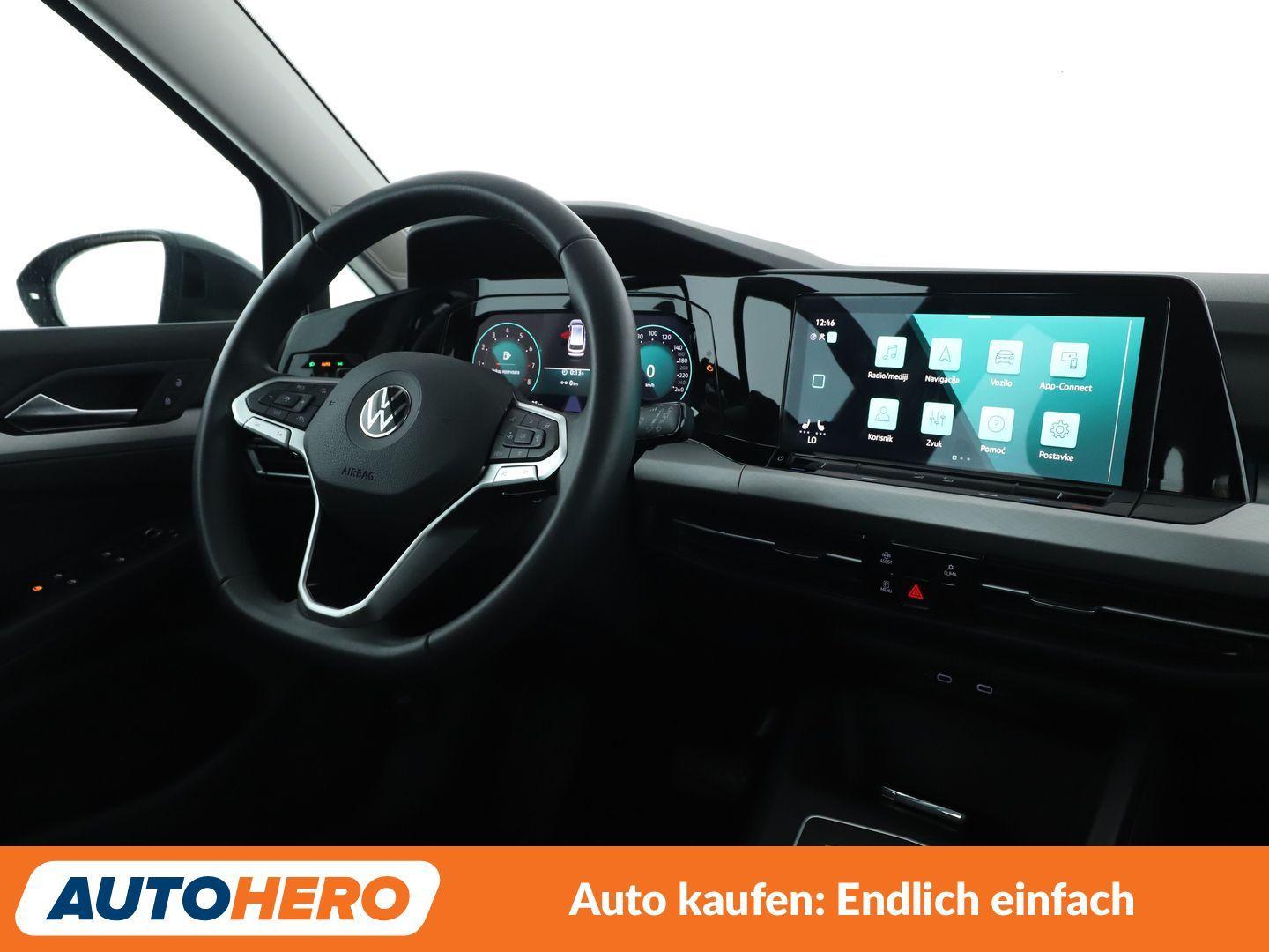 Volkswagen Golf VIII 1.0 eTSI Life Aut.*NAVI*CAM*ACC*SHZ*, миниатюра 12