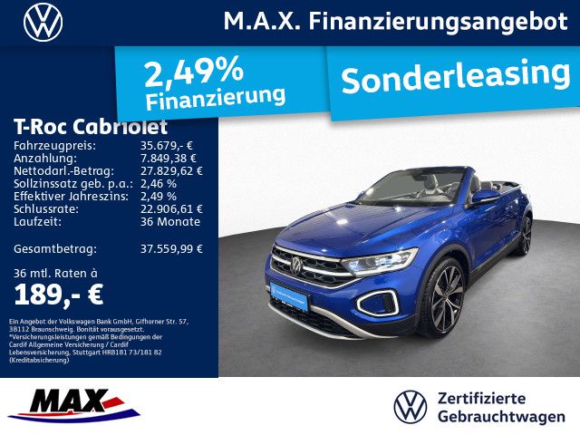 T-Roc Cabriolet 1.5 TSI DSG STYLE MATRIX+KAMERA+