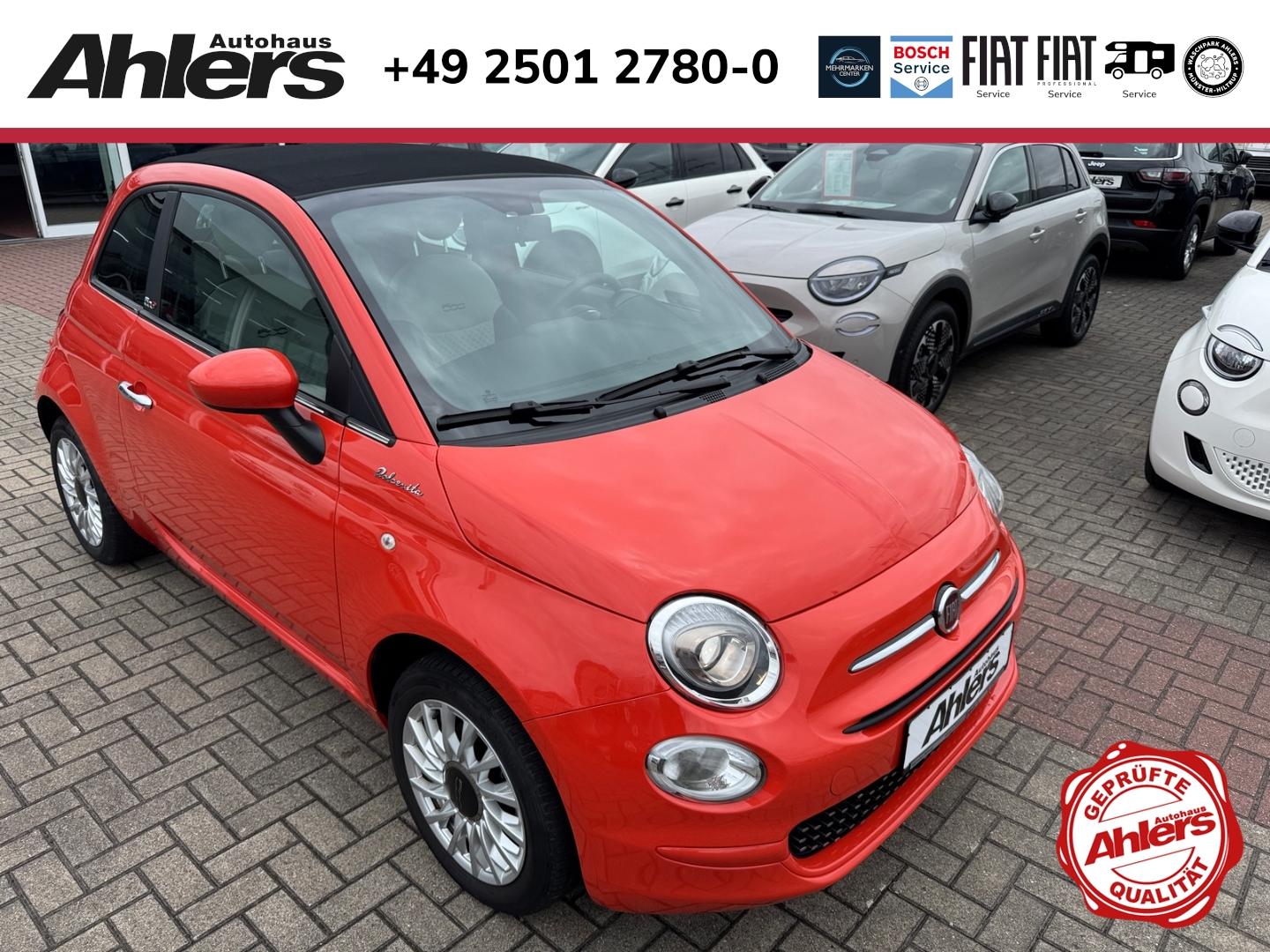 Fiat 500C Dolcevita+CARPLAY+ALLWETTER+KLIMA+PDC+TEMPO