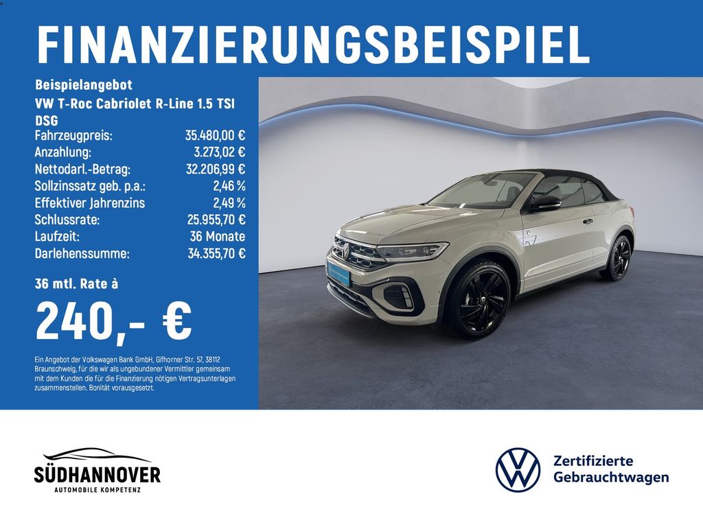 T-Roc Cabriolet R-Line  1.5 TSI DSG Edition Karm