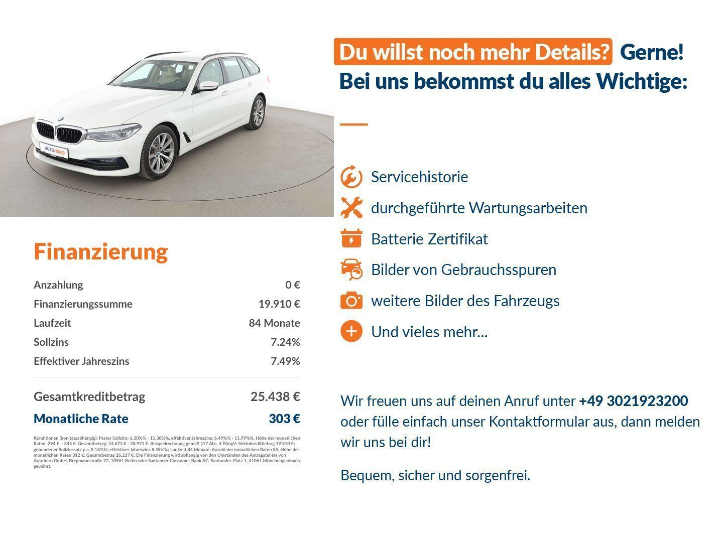 BMW 5er 520i Sport Line Aut.*NAVI*HUD*LED*
