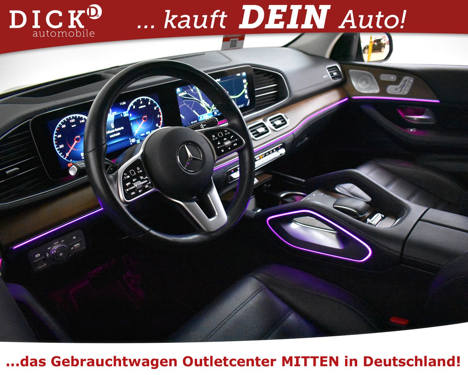 Fahrzeugabbildung Mercedes-Benz GLE450 4M AMG Line AIRM+PANO+STDHZ+MEMO+BURM+21"
