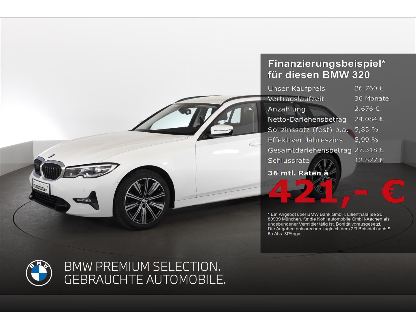 BMW 320 d Touring Sport Line Rückfahrkamera Alarmanl