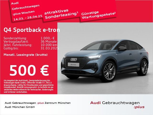 Audi Q4 Sportback e-tron 45 qu. S line Pano/ACC/AHK/K