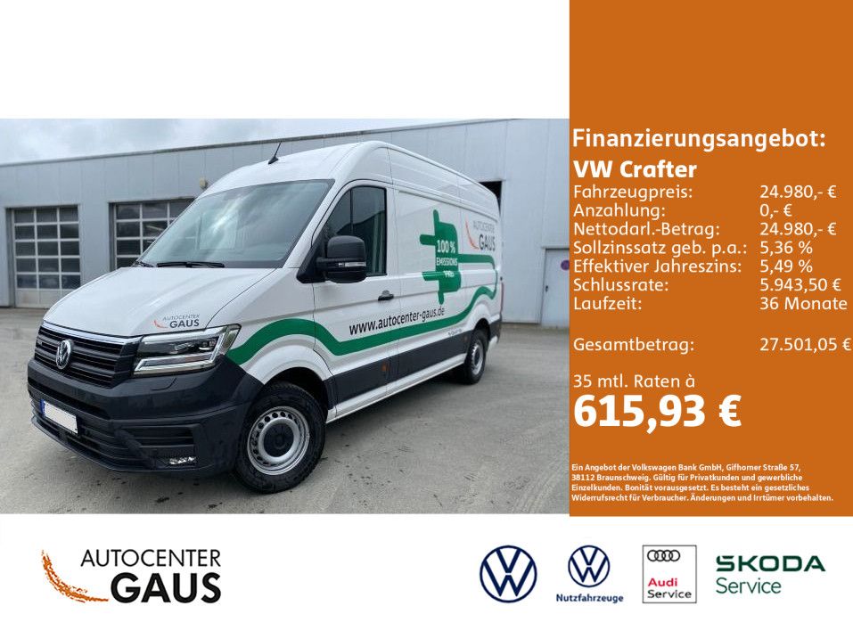 e-Crafter 35 Kasten Hochdach 100 kW EM85 1-Gang 