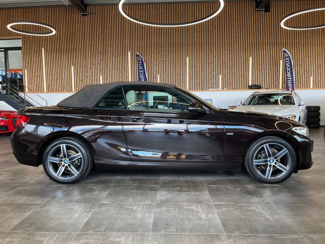 BMW 218 d Cabrio Sport Line *AHK*SHZ*Klima*Navi*