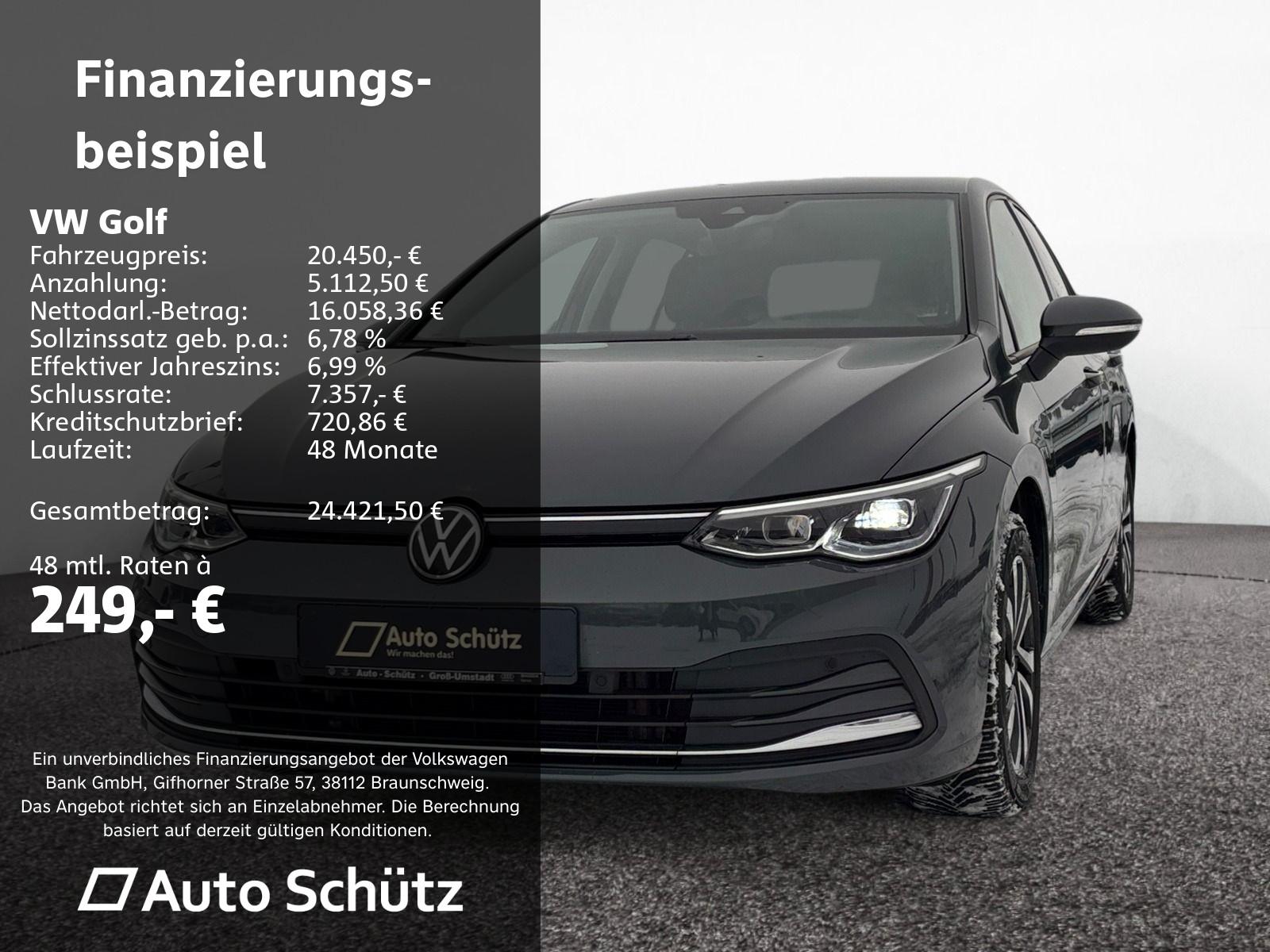 Volkswagen Golf VIII 1.5 TSI Active+NAVI+RFK+Standhzg+LED+A