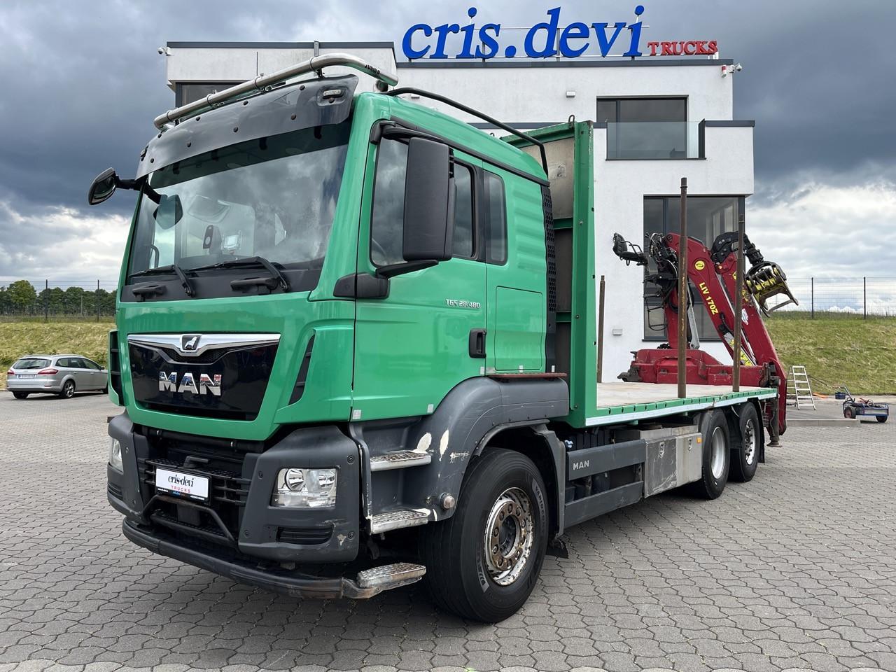 MAN TGS 26.480 6x2 28.480 / LIV 170 Z HOLZ Kran (202