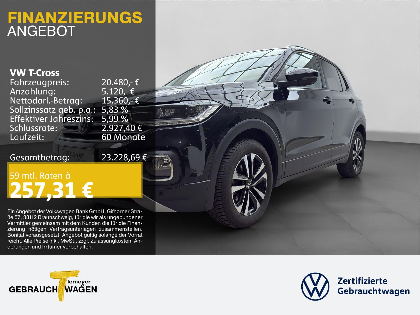Volkswagen T-Cross 1.0 TSI DSG UNITED LED KAMERA PDC+ PRIVA