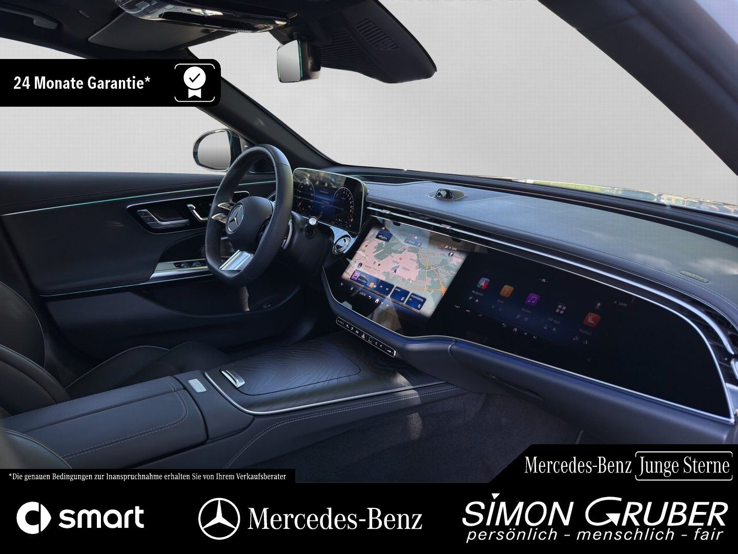 Fahrzeugabbildung Mercedes-Benz E 300 e AMG Pano Superscreen Sitzklima HUD Burm