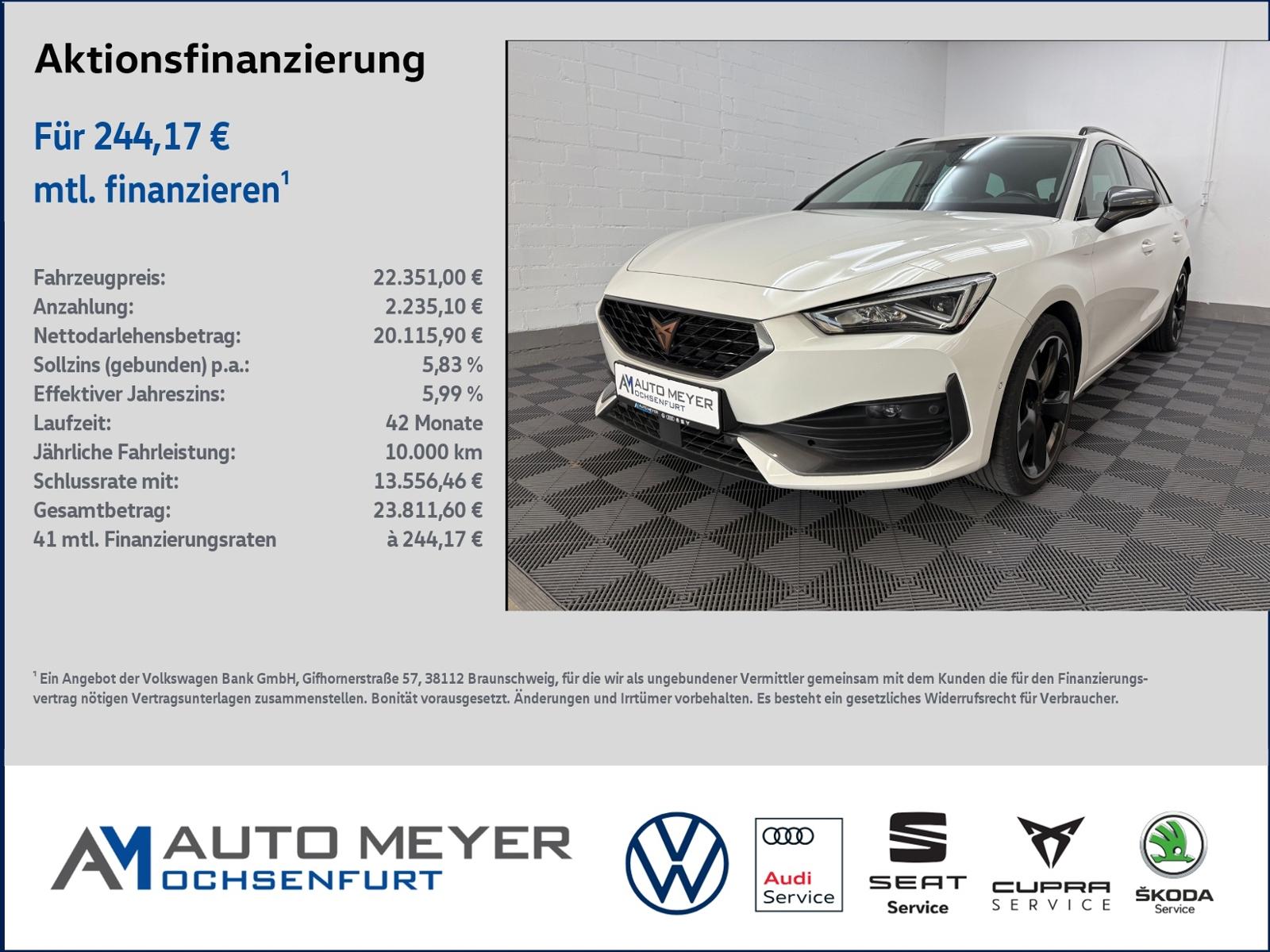 Cupra Leon SP 2.0 TDI DSG Navi LED Rückfahrkamera