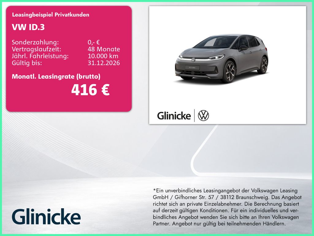 ID.3 Neo Style 58 kWh AHK Navi Ganzjahresreifen
