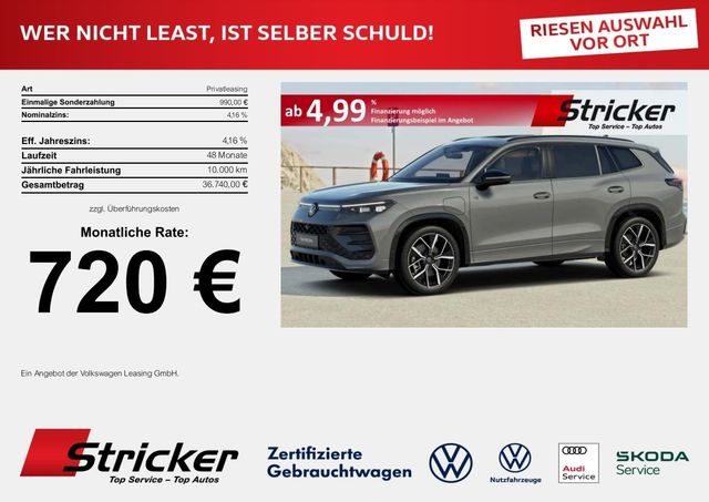 Volkswagen Tayron R-Line 1.5 eHybrid H&K AHK Leder Matrix S