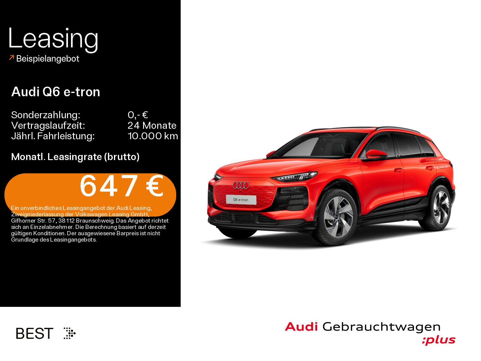 Audi Q6 e-tron quattro S-LINE MATRIX HUD LUFT AHK PAN