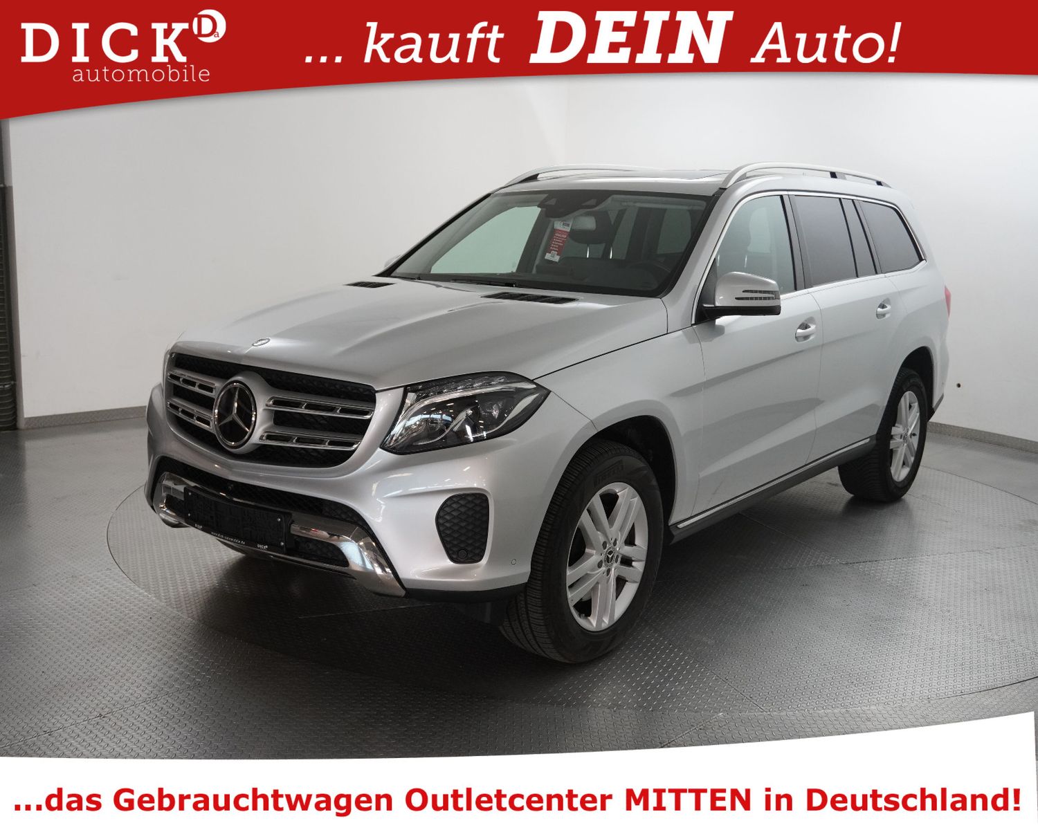 Fahrzeugabbildung Mercedes-Benz GLS350d 4M >7SI+LUFT+PANO+MEMO+360+COMAND+ACC+LE