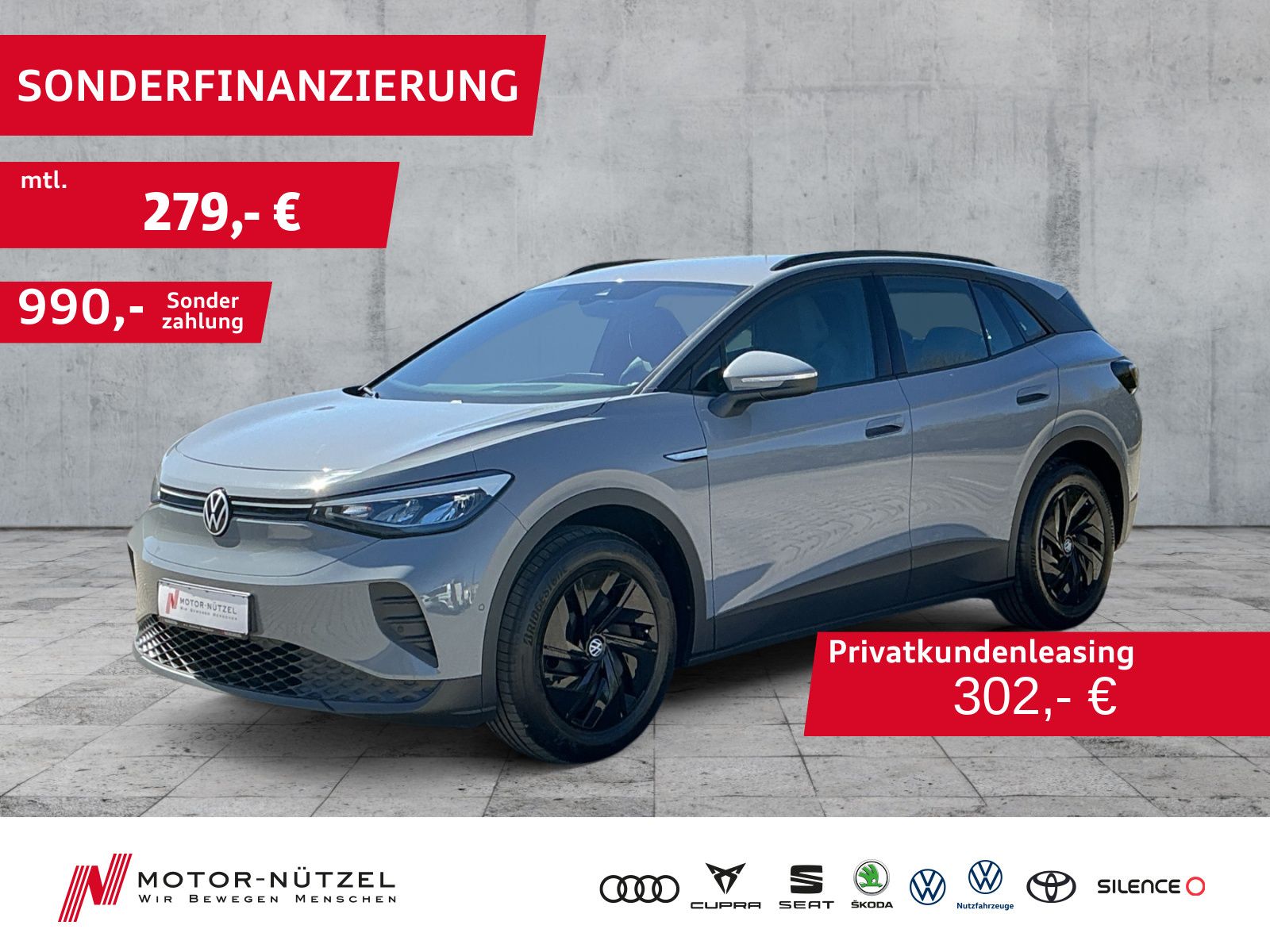 Volkswagen ID.4 PURE 125kw LED+NAVI+ACC+SHZ+DAB+PARK-ASSIST