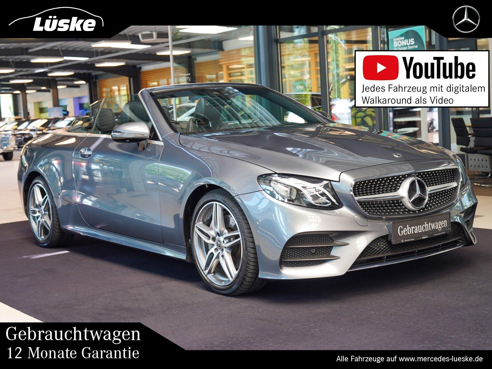 Mercedes-Benz E 200 Cabrio AMG Line Burmester Memo 360° KEYLES